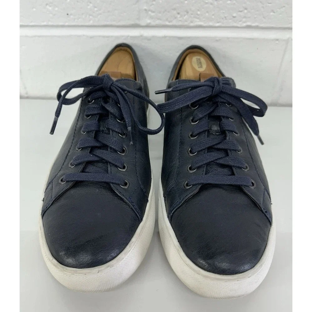 Johnston & Murphy Men's Banks Lace-To-Toe Retro Style TruFoam Navy -‎ Size 12M